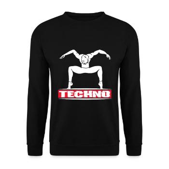 Festival - Unisex Pullover - Schwarz - Vorne - Alina (178cm) & Michal (187cm)