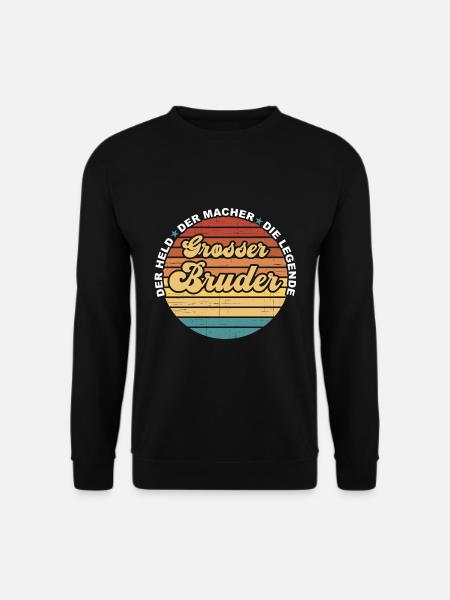 Grosser bruder - Unisex Pullover - Schwarz