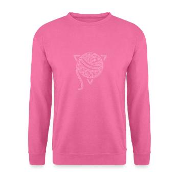 La Pelote de Laine - Craie #1 - Sweat-shirt Unisexe - rose - Devant