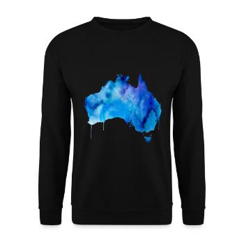 Australie - Sweat-shirt Unisexe - noir - Devant - Alina (178cm) & Michal (187cm)