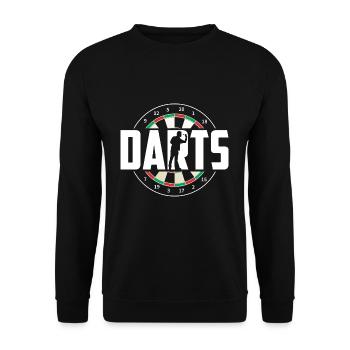 Dart - Sweat-shirt Unisexe - noir - Devant - Alina (178cm) & Michal (187cm)
