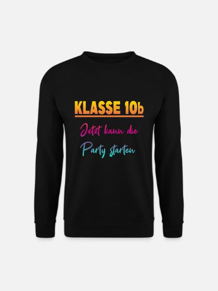 Klasse 10b Klassenfahrt - Unisex Pullover - Schwarz