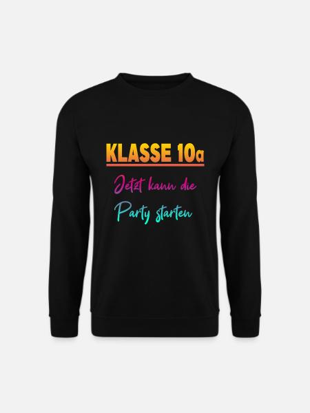 Klasse 10a Klassenfahrt - Unisex Pullover - Schwarz