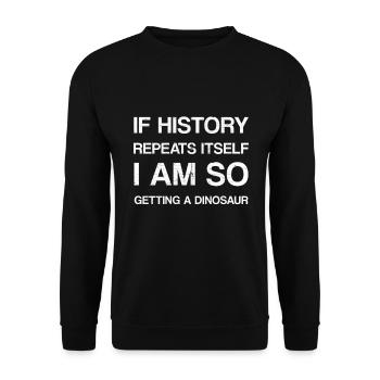 Funny Fun Fun Fun Fun Gift - Sweat-shirt Unisexe - noir - Devant - Alina (178cm) & Michal (187cm)