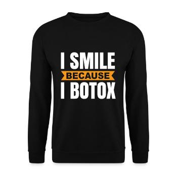 Botox - Unisex Pullover - Schwarz - Vorne - Alina (178cm) & Michal (187cm)