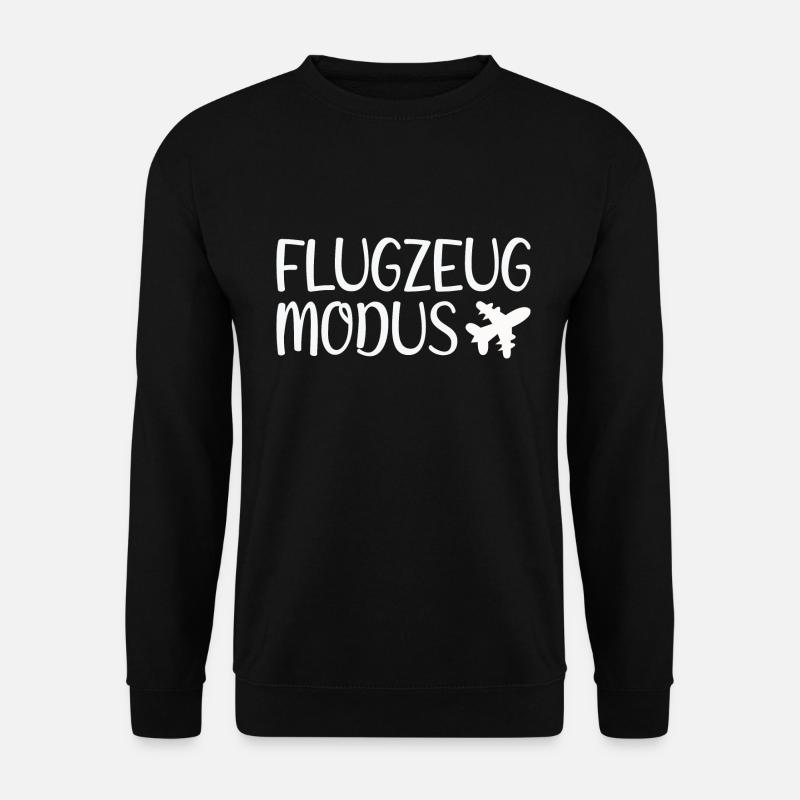 Flugzeugmodus - Unisex Pullover - Schwarz