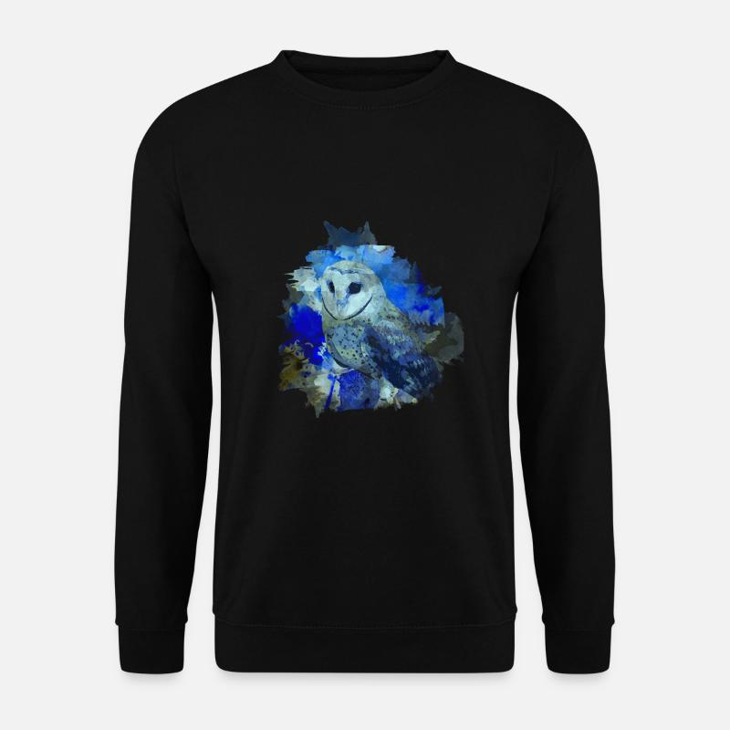 Owl - Unisex Sweatshirt - black