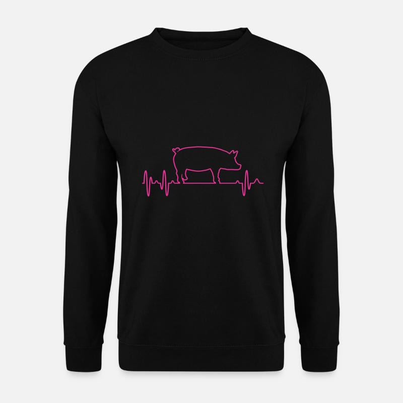 Schwein - Unisex Pullover - Schwarz