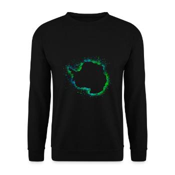 Antarctica - Unisex Sweatshirt - black - Front - Alina (178cm) & Michal (187cm)