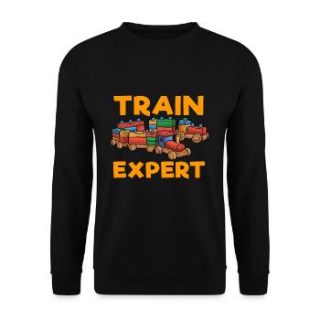 Zug - Unisex Pullover - Schwarz - Vorne - Alina (178cm) & Michal (187cm)