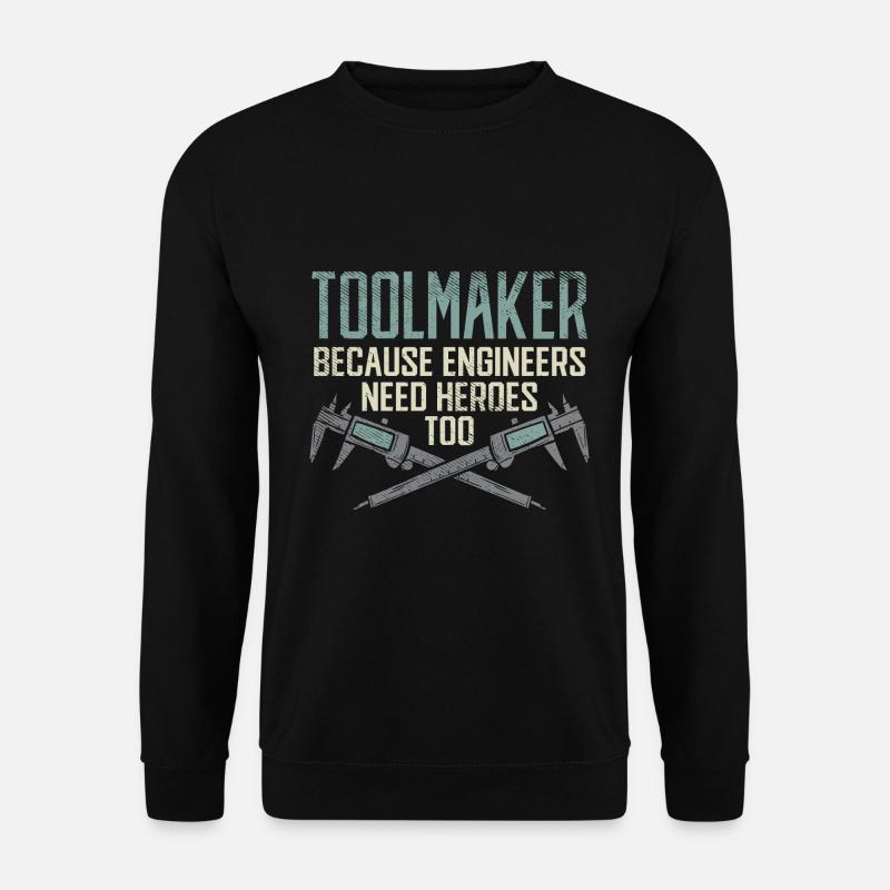 Toolmaker metal crafts - Unisex Sweatshirt - black
