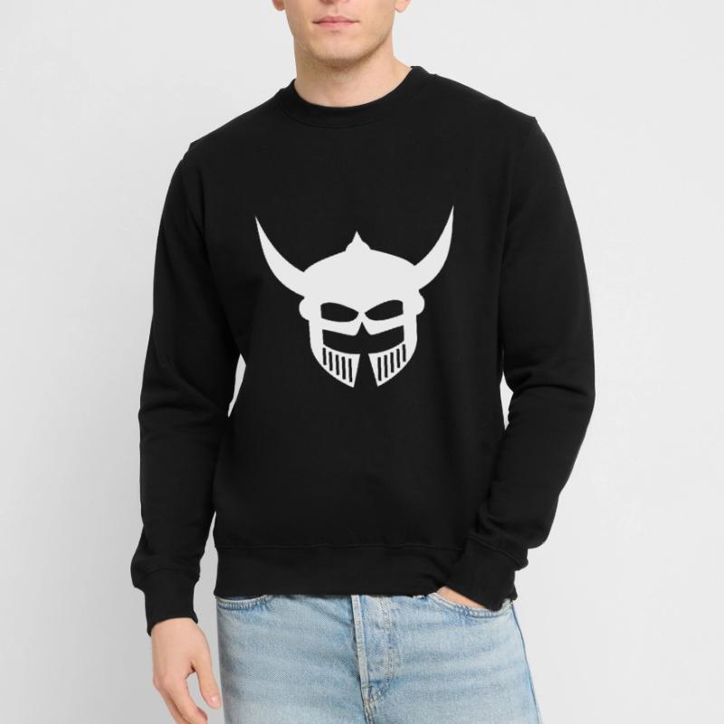 Conception de casque barbare Sweat-shirt Unisexe