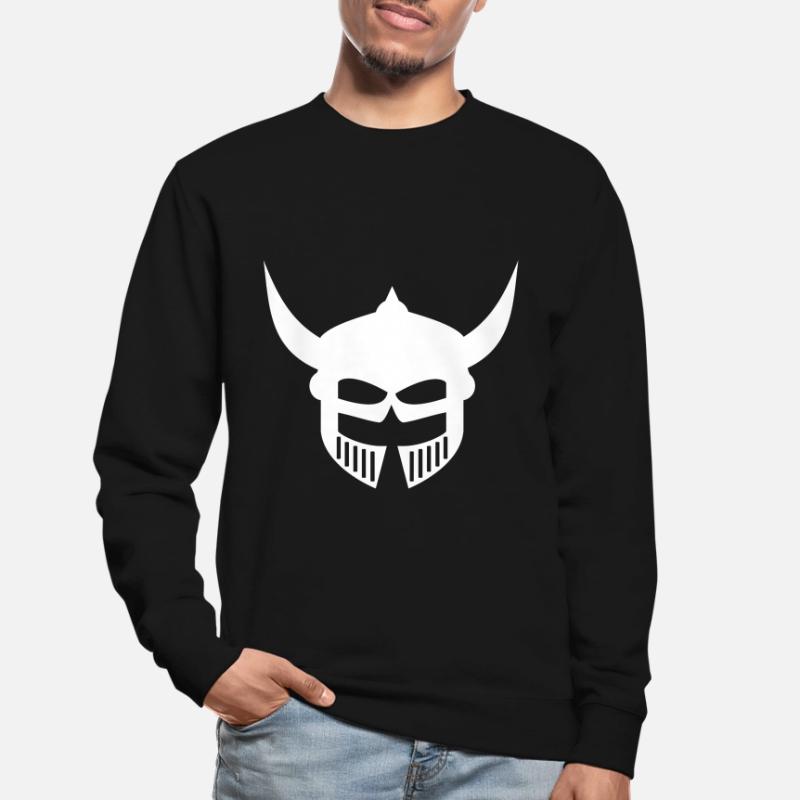 Conception de casque barbare Sweat-shirt Unisexe