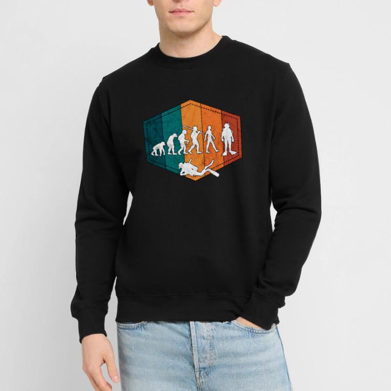 Diver Evolution Diver retro Unisex Sweatshirt