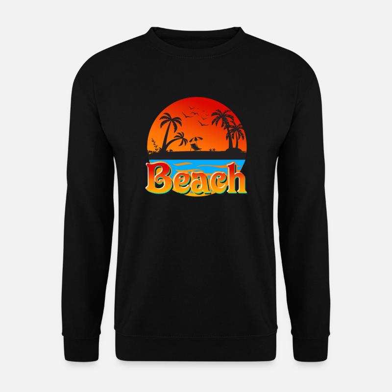 Beach - Unisex Pullover - Schwarz