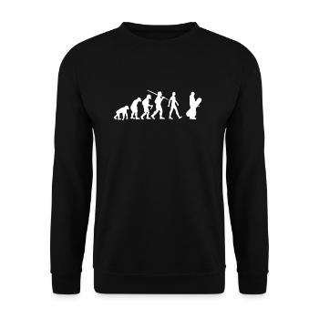 Snowboarder Evolution Snowboard - Unisex Pullover - Schwarz - Vorne - Alina (178cm) & Michal (187cm)