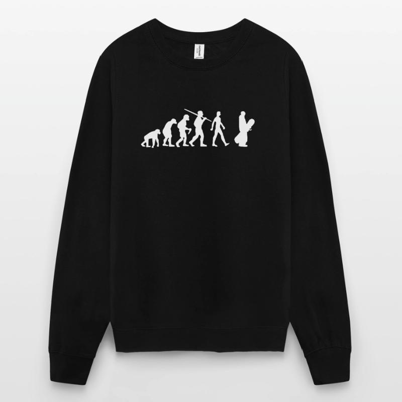 Snowboarder evolution snowboard Unisex Sweatshirt