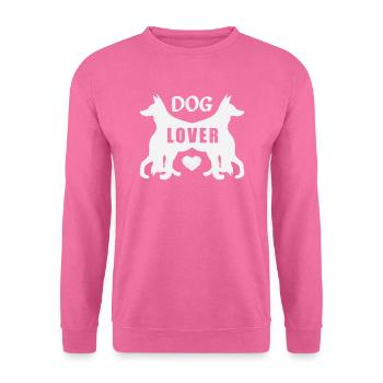 Dog lover - Unisex Pullover - Pink - Vorne