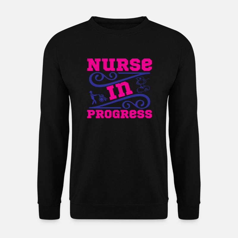 KRANKENSCHWESTER Infirmière en cours - Sweat-shirt Unisexe - noir