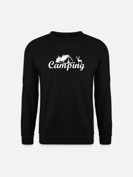 Camping - Unisex Sweatshirt - black