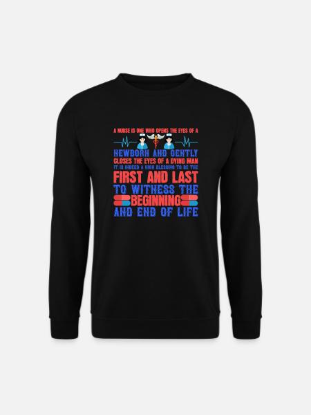 KRANKENSCHWESTER Pflegerin - Unisex Pullover - Schwarz