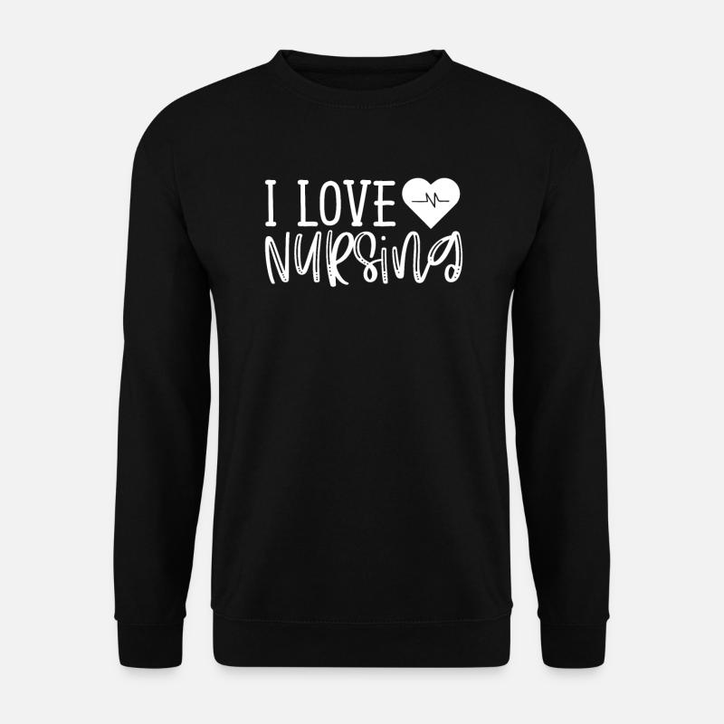 J’adore les infirmières - Sweat-shirt Unisexe - noir