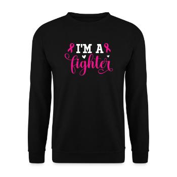 Je suis un survivant - Sweat-shirt Unisexe - noir - Devant - Alina (178cm) & Michal (187cm)