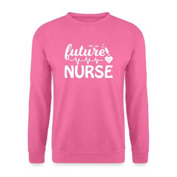 Zukünftige Krankenschwester - Unisex Pullover - Pink - Vorne