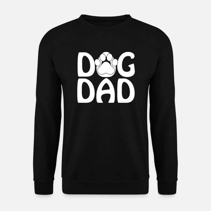 Hund Papa - Unisex Pullover - Schwarz