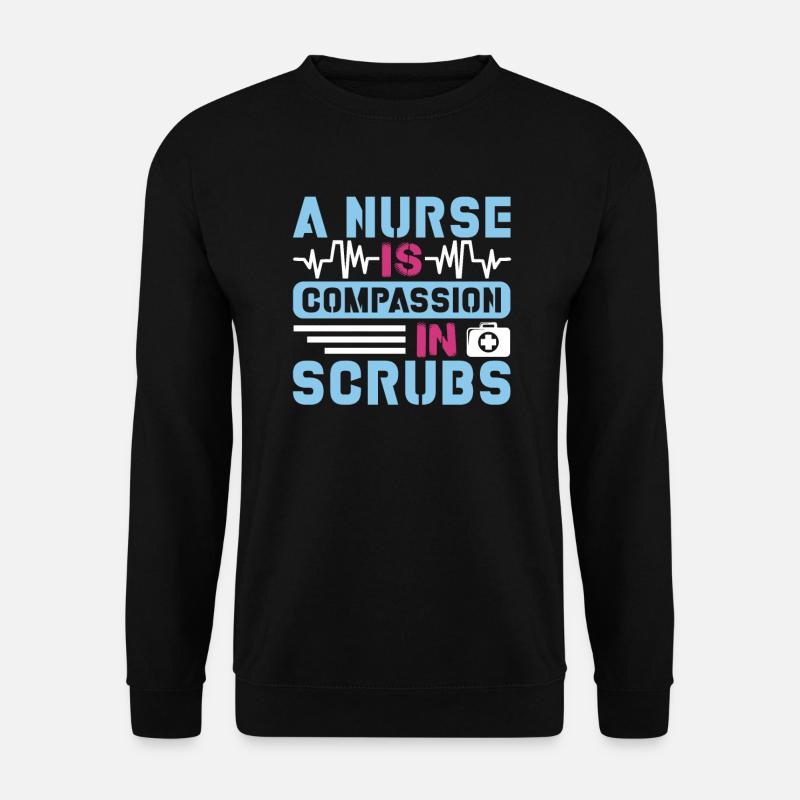 Krankenschwester Barmherzigkeit - Unisex Pullover - Schwarz