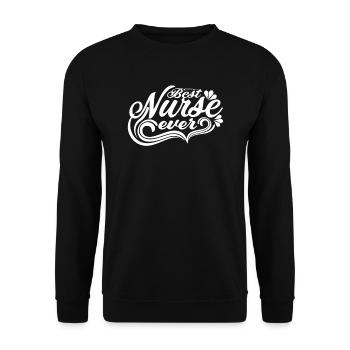 Meilleure infirmière de tous les temps - Sweat-shirt Unisexe - noir - Devant - Alina (178cm) & Michal (187cm)