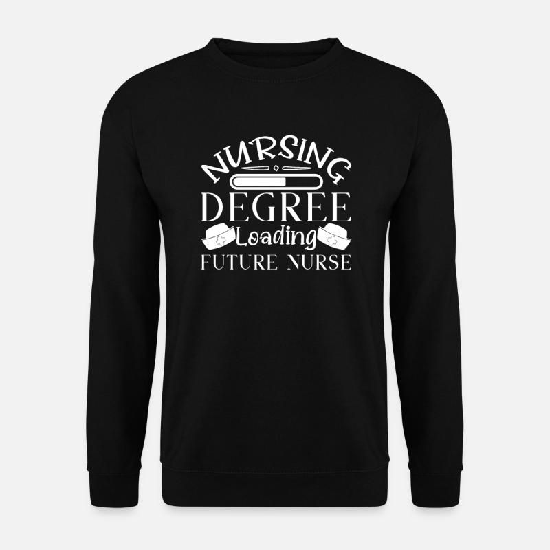 NURSE Degree loading - Unisex Sweatshirt - black