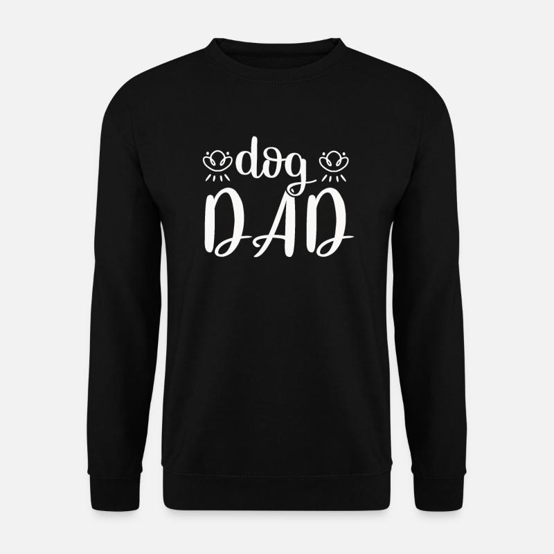 Hund Papa - Unisex Pullover - Schwarz