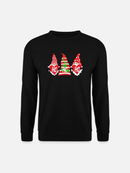 Ho Ho Ho Ugly Christmas - Unisex Pullover - Schwarz