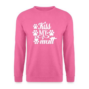 Meinen Köter küssen - Unisex Pullover - Pink - Vorne