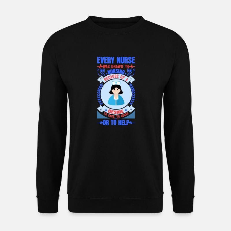 NURSE Nurse - Unisex Sweatshirt - black