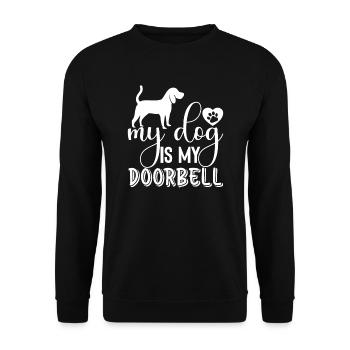 Gâteries pour chiens - Sweat-shirt Unisexe - noir - Devant - Alina (178cm) & Michal (187cm)