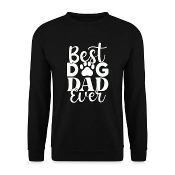 Meilleur papa chien de tous les temps - Sweat-shirt Unisexe - noir - Devant - Alina (178cm) & Michal (187cm)
