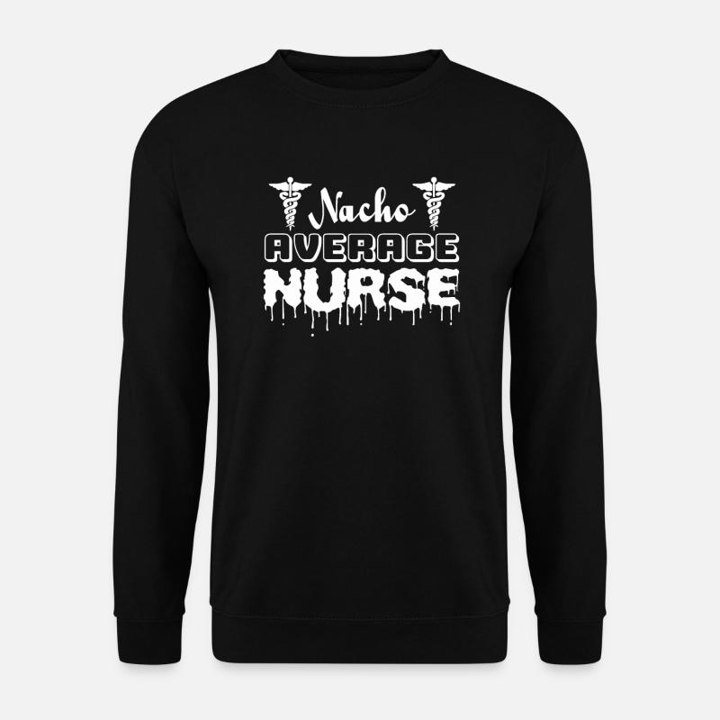 Nacho Infirmière moyenne - Sweat-shirt Unisexe - noir