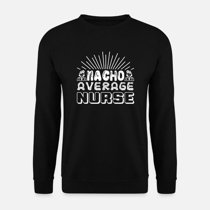 Nacho Infirmière moyenne - Sweat-shirt Unisexe - noir