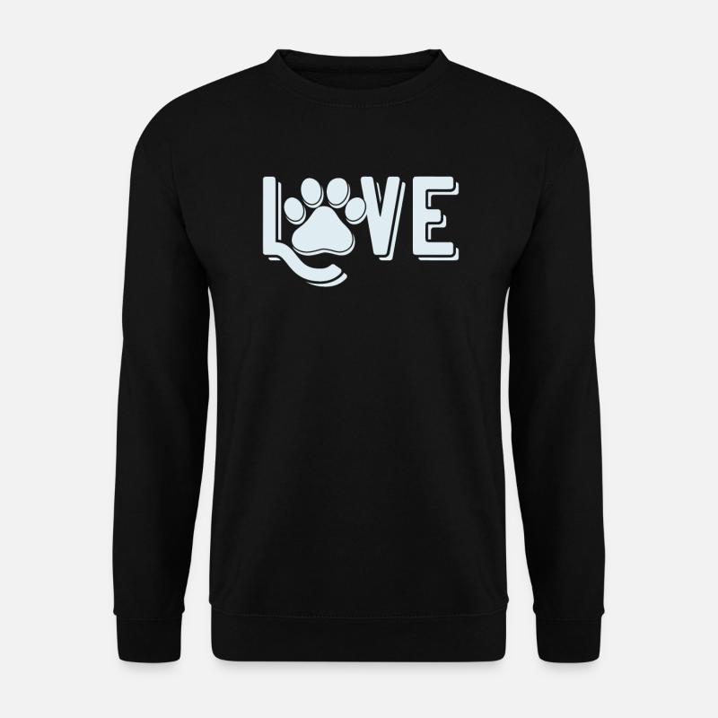 Chère patte de chien - Sweat-shirt Unisexe - noir