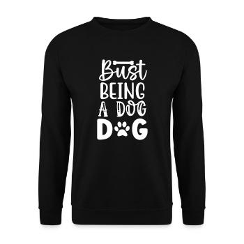 Méfiez-vous des popos bancals - Sweat-shirt Unisexe - noir - Devant - Alina (178cm) & Michal (187cm)