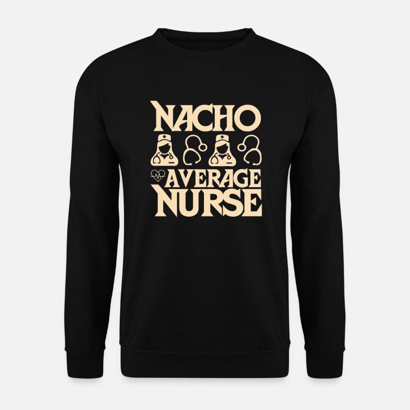 Nacho Infirmière moyenne - Sweat-shirt Unisexe - noir