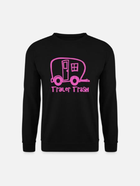 Trailer Trash Wandershirt - Unisex Pullover - Schwarz
