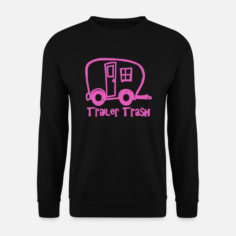 Trailer Trash Hiking Shirt - Unisex Sweatshirt - black