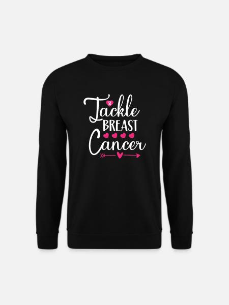 Brustkrebs bekämpfen - Unisex Pullover - Schwarz