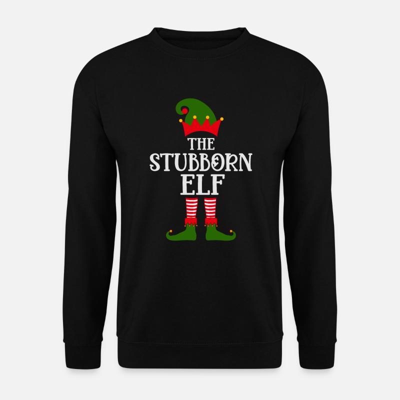 Die sture Elfe Weihnachtszeit - Unisex Pullover - Schwarz