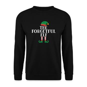 Die vergessliche Elfe Norwegermuster - Unisex Pullover - Schwarz - Vorne - Alina (178cm) & Michal (187cm)