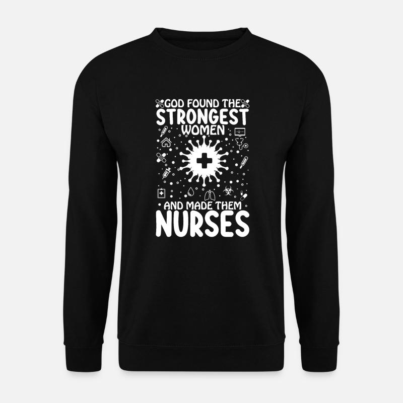 Strong nurse - Unisex Sweatshirt - black