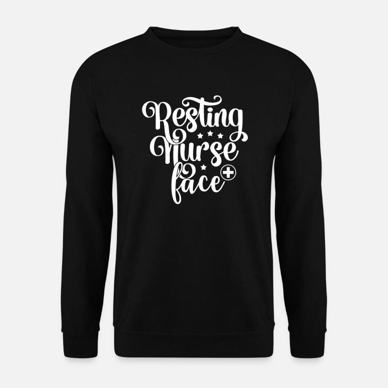 Resting Nurse Face - Unisex Sweatshirt - black